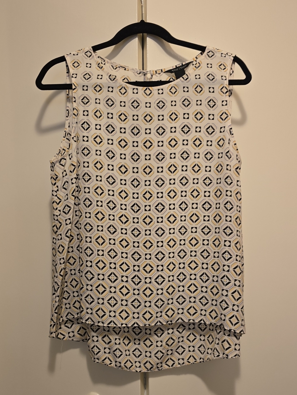 White House Black Market Silk Sleeveless Shell